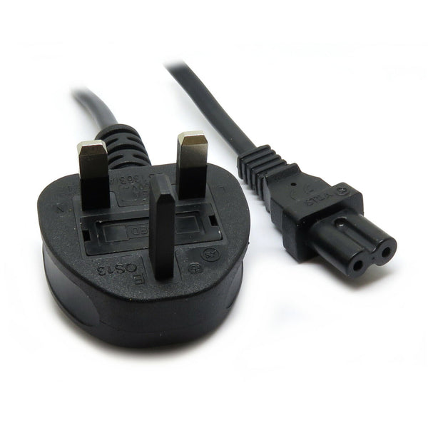 3M Metre Figure of 8 Mains Cable C7 PS3 PS Vita Black