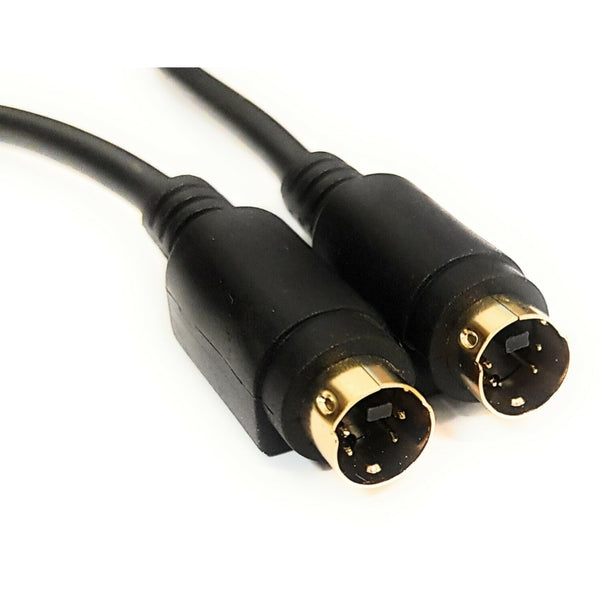 5M SVHS Cable Lead 4Pin Mini Din Male to M TV  Lead S-Video Projector