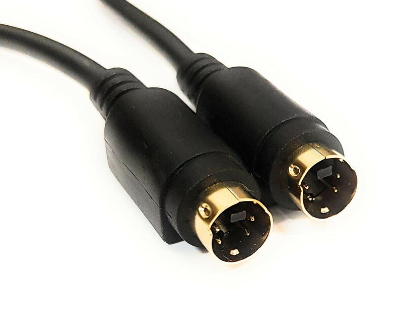 5M SVHS Cable Lead 4Pin Mini Din Male to M TV  Lead S-Video Projector