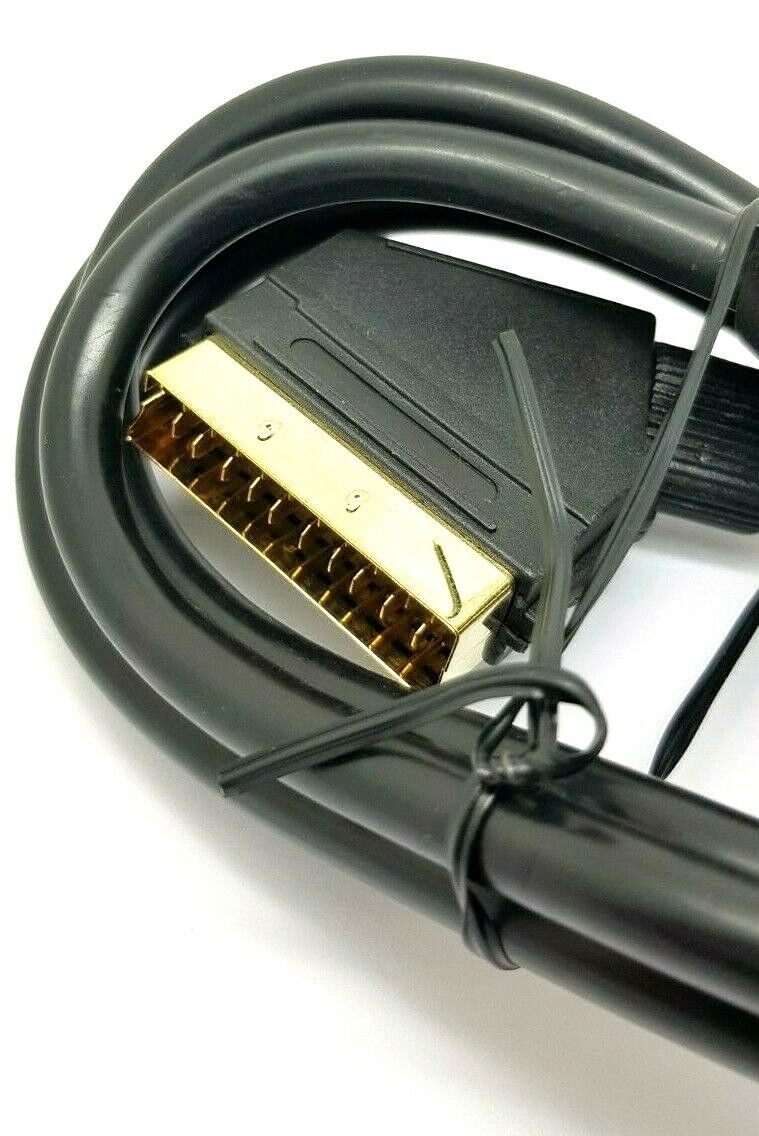 3m Scart Cable Lead 21 Lead Pin Gold Video TV VCR DVD