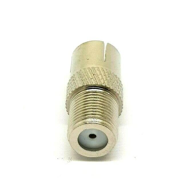 F-Type Coaxial Female to RF TV Aerial Female Adapter Satellite Coax Connector