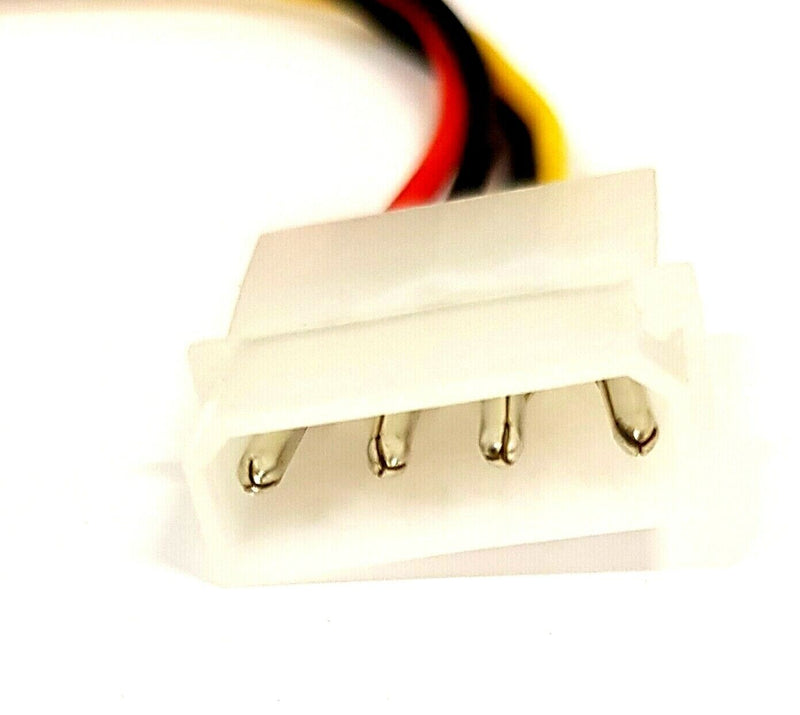 4 Pin Molex SATA Right Angle Power Converter Cable - to RA SATA Power Angle