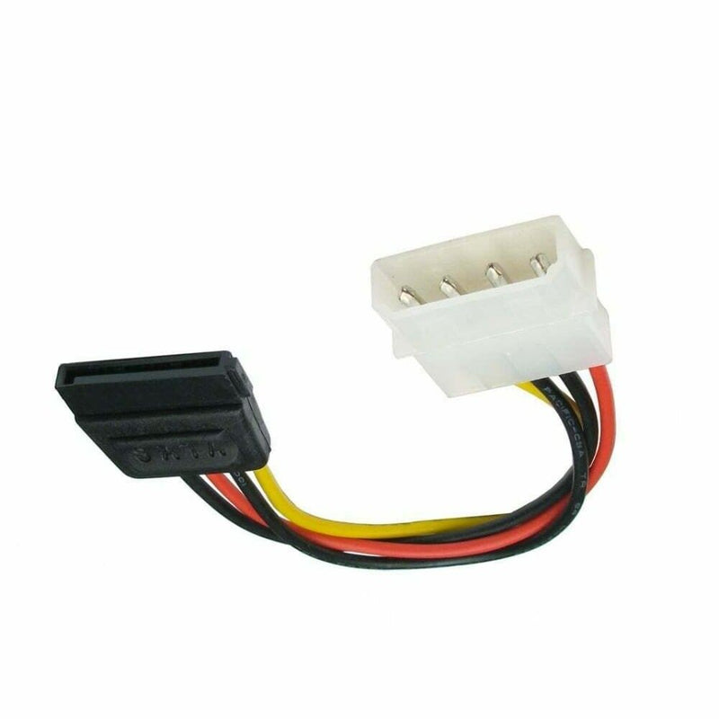 Molex to SATA Power Adaptor Cable Lead 4 pin to 15 pin For HDD