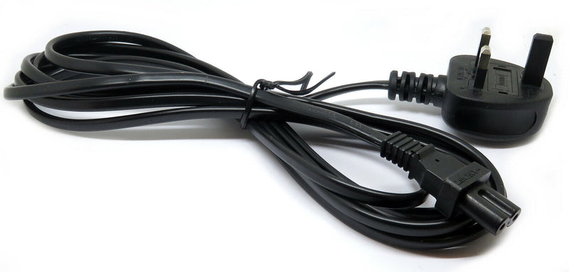 5M Metre Figure of 8 Mains Cable C7 PS3 PS Vita Black