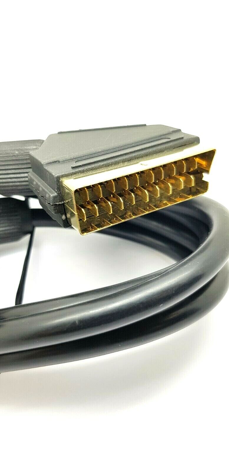 10 m Scart Cable Lead 21 Lead Pin Gold Video TV VCR DVD