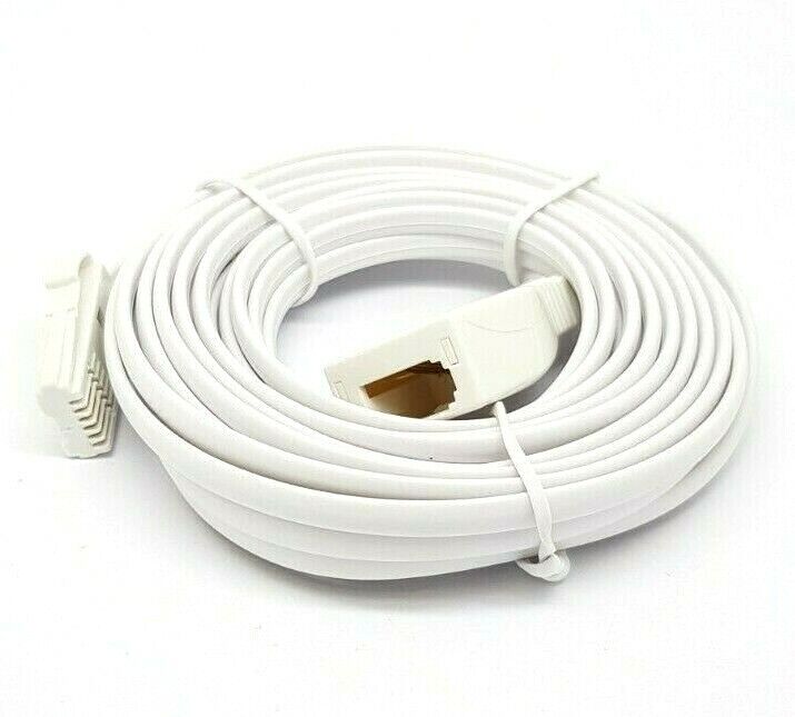 5m BT Extension Telephone Lead Cable Phone Line Extension Cable BT Virgin Fax