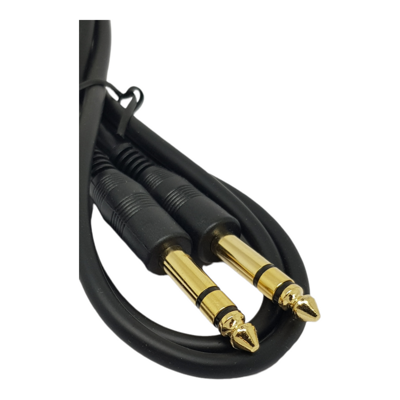 10m 6.35mm Stereo Jack to Jack Cable 1/4" 6.3mm Lead