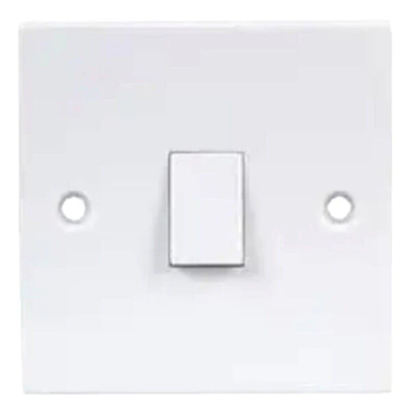 Single Light Switch 2 Way Electric Box 1 Gang Electrical Wall 10 amp