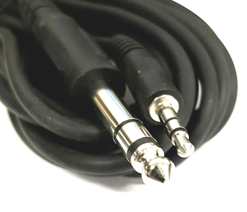 5m 6.35mm to 3.5mm Jack to Jack Audio Cable Stereo Plug 6.3mm 1/4 Lead