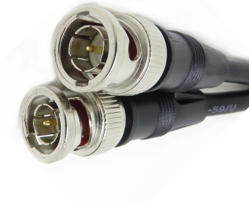 BNC Patch Leads 75 ohm CCTV Cameras DVR Video Cable (Selectable)