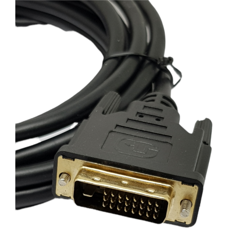 1m DVI to HDMI Digital Cable Lead PC LCD HD TV 6ft GOLD 24 + 1 Pin