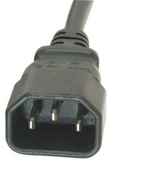 10M Metre Long IEC Mains Power C13 C14 Extension Cable Kettle Lead PC TV Monitor