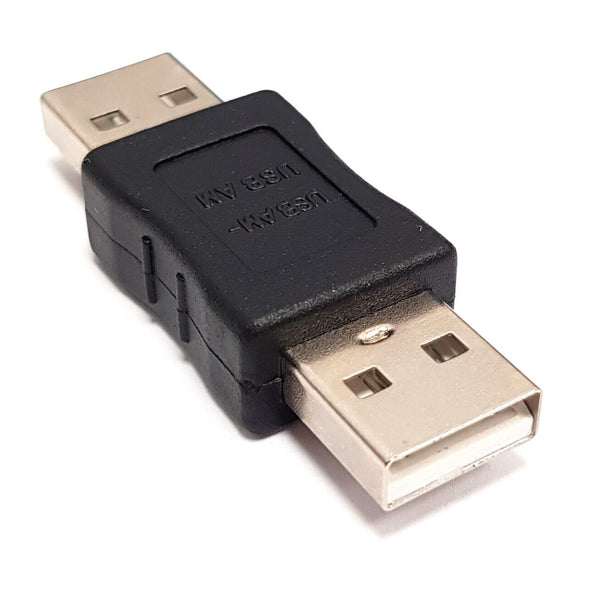 USB 2.0 A Male Plug to A Male Plug Adapter Joiner Coupler