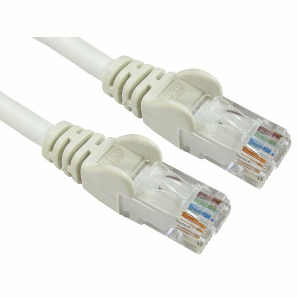 1m White Ethernet Cable Network Internet Cat5e RJ45 Patch Lead