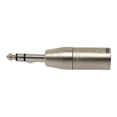 XLR MALE Plug 6.35mm 6.35 Stereo Jack Plug Microphone Cable Adapter 3 Pins