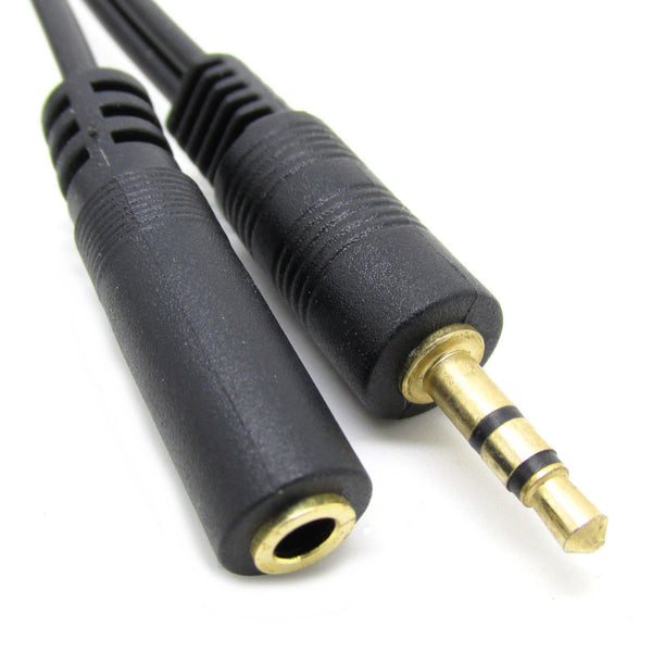 3m 3.5mm Mini Jack Plug to Socket AUX Headphone Extension Cable