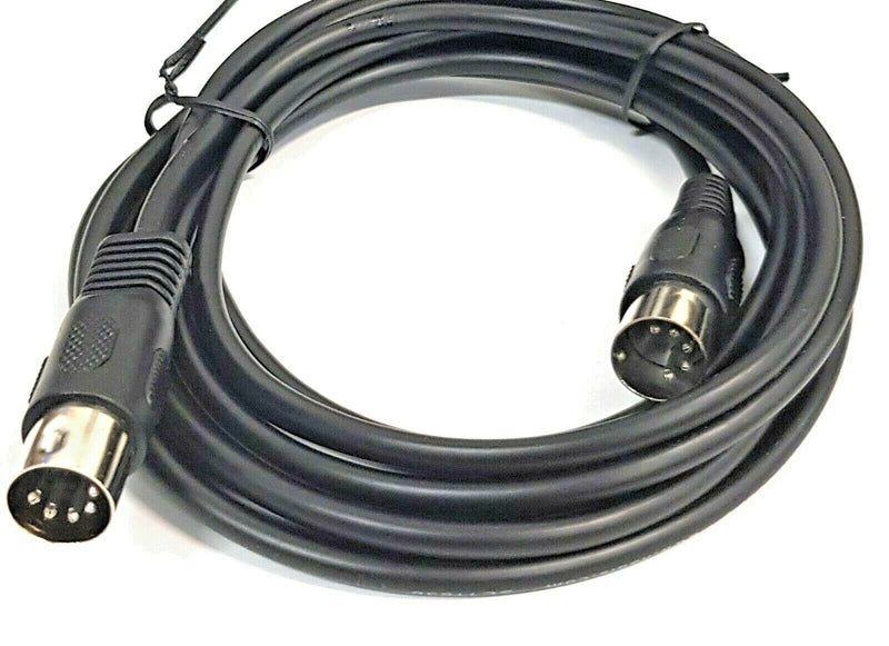 1m Midi Cable 4 Core 5 Pin Din Plug to Plug Audio Lead