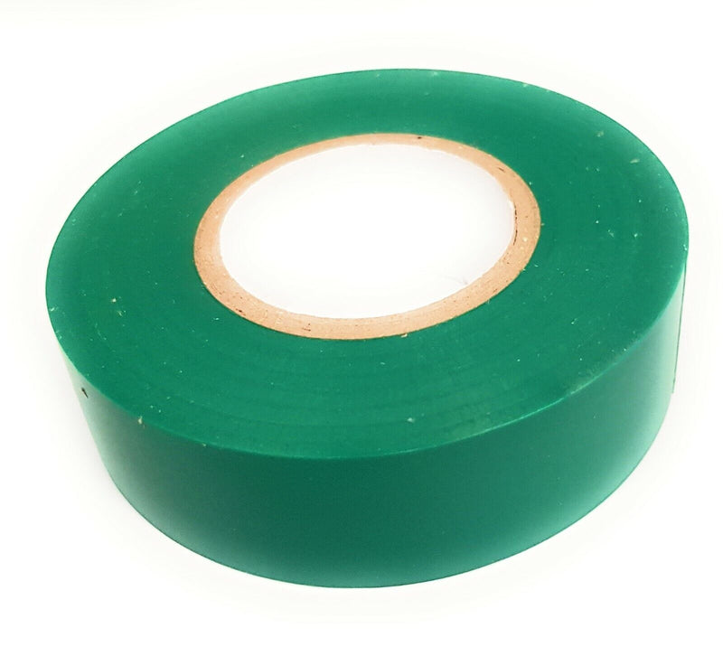 Green PVC Tape Electrical PVC Insulating Insulation19mm Wide Cable 20 METRES