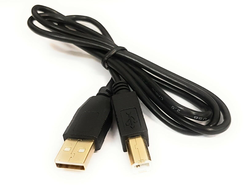 3m USB Gold Plated Printer Cable 2.0 A to B Lead Plug Epson Canon HP Lexmark