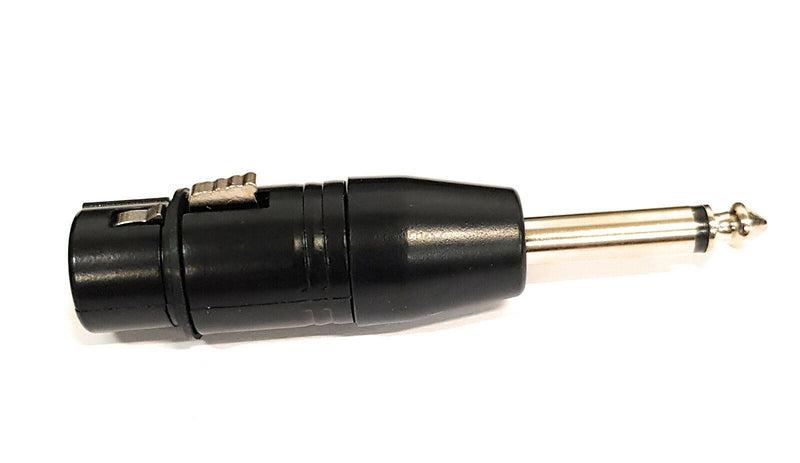 XLR 6.35mm Mono Adapter Cable  FEMALE  Male 6.3mm JACK LEAD PLUG Microphone
