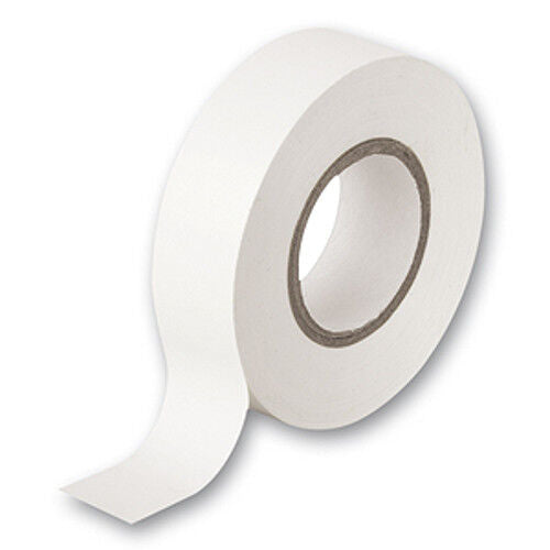 WHITE PVC Insulating Insulation Tape White 20 METRES by 19mm Wide Cable