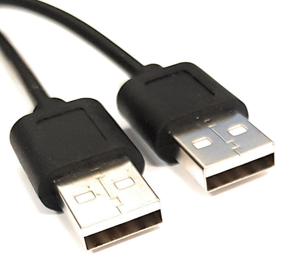 1m USB Cable A Male To A Male Plug Shielded High Speed 2.0 Lead