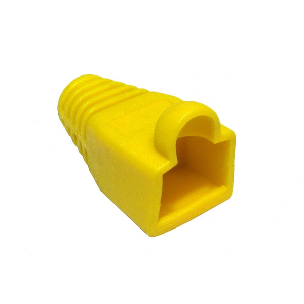 Yellow RJ45 Snagless Boot Cover